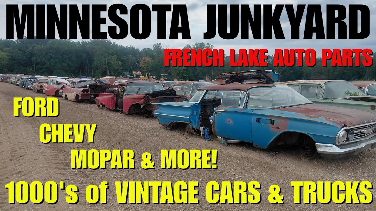 Exploring a HUGE Midwest Junkyard Loaded With Old Cars and Trucks