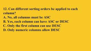 Sorting by Multiple Columns in SQL Queries  | Q1 Oracle L23 P2 | SMILE ROAD