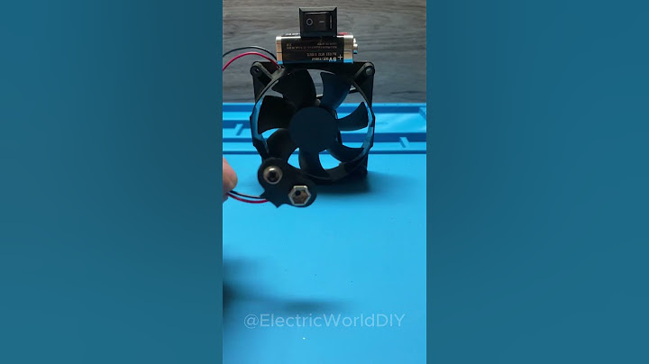 Easy Science Project: 9V Battery + Fan = Mini Cooler ❄️ | #DIY #Shorts