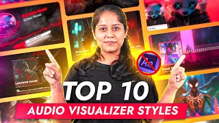 Top 10 audio visualizer Styles and how to make. screenshot 4