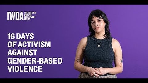 16 days of Activism Against Gender-Based Violence