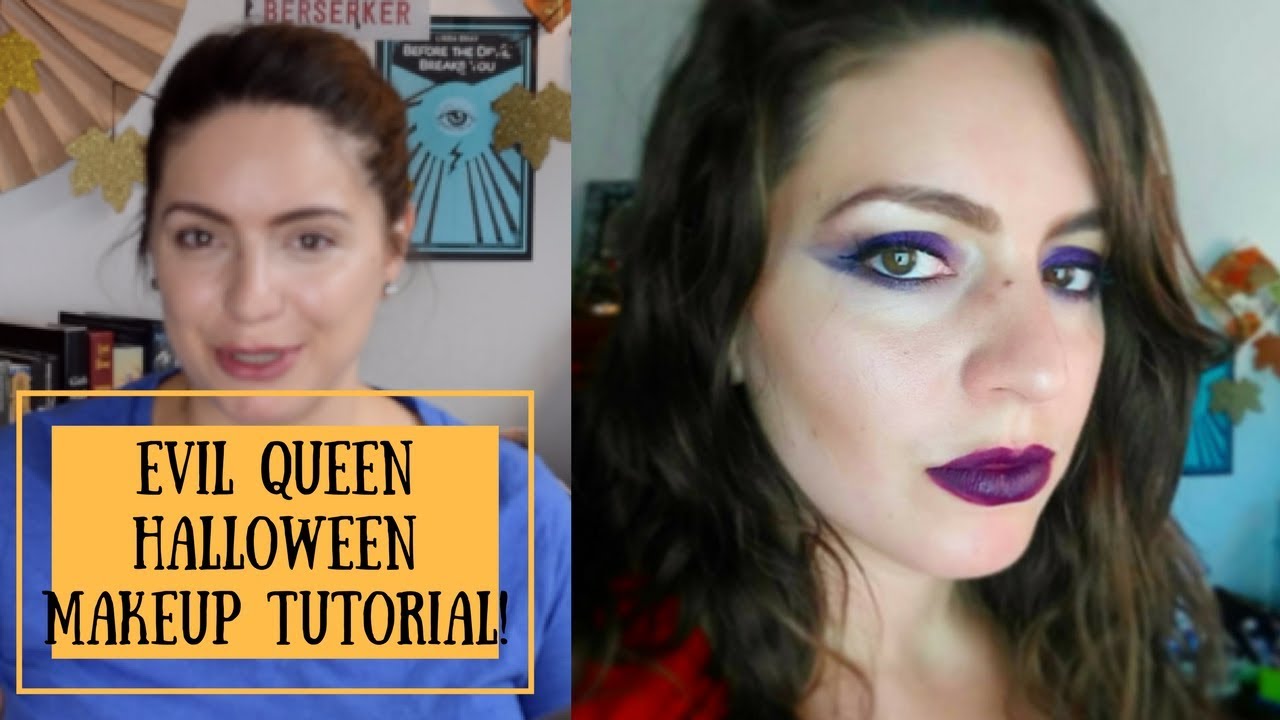 Evil Queen Halloween Makeup Tutorial Youtube