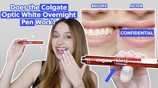 I Tried the Colgate Optic White Overnight Teeth Whitening Pen (Review + Results) | Take My Money