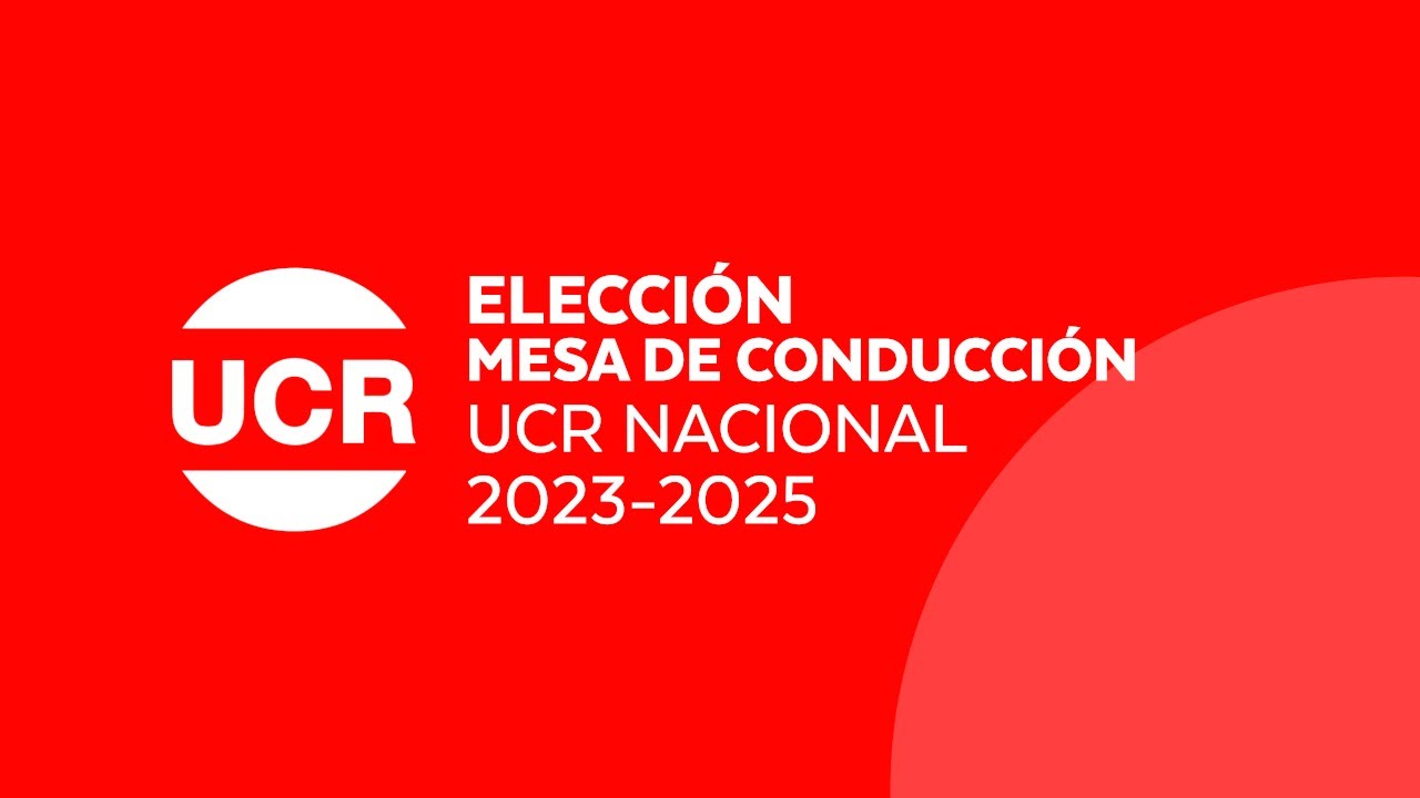 Elección de autoridades Comité Nacional UCR 20232025 YouTube