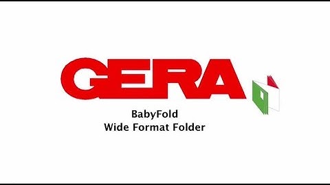 GERA Offline wide format fold machine