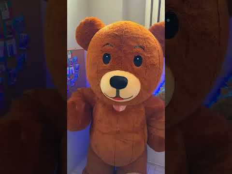 Надувний костюм (Пневмокостюм, Пневморобот) Ведмідь Тедді Новий 2.70 м, видео 1