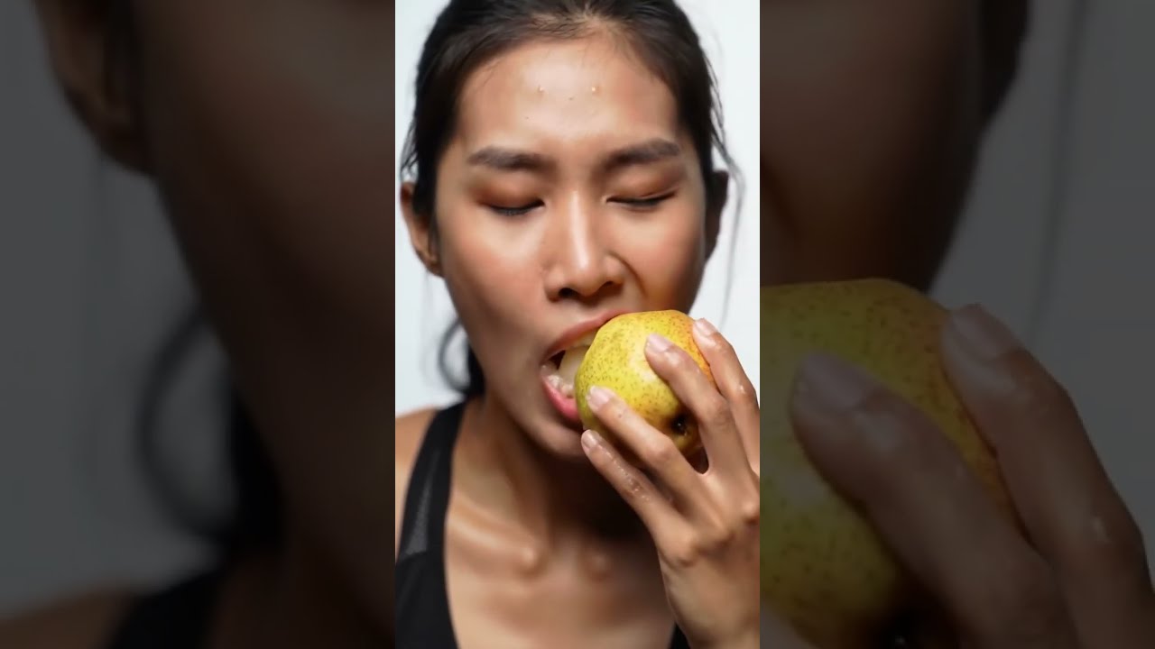 Pretty Wild Juicy Bite Of A Giant Pear 