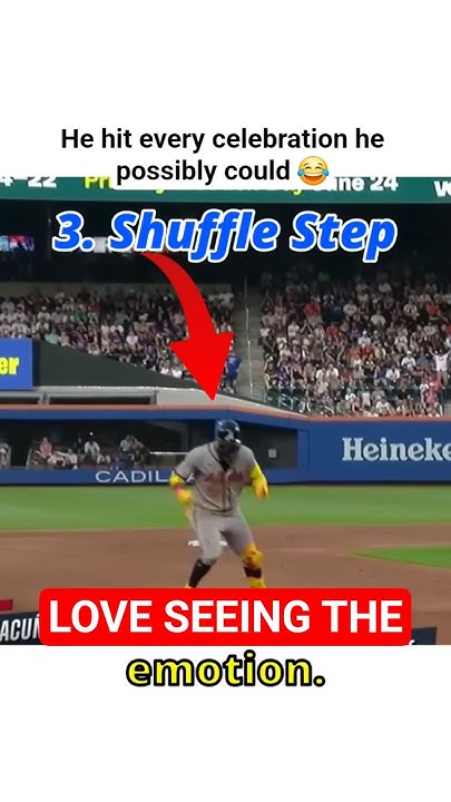 image of Acuna Hit 4 Different Celebrations While Rounding the Bases #baseball - YouTube