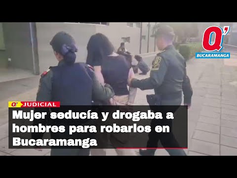 Mujer seducía y drogaba a hombres para robarlos en Bucaramanga