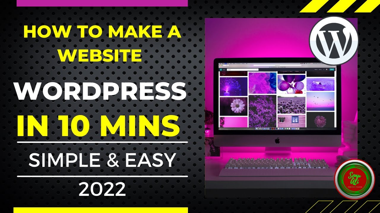 HOW TO MAKE A WEBSITE WORDPRESS IN 10 MINS SIMPLE & EASY 2022 - YouTube