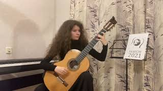 Alina Babushkina – FRAUCHI International Guitar Competition 2021, First Round
