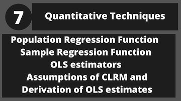 Population Regression Function(PRF)- the concept Mgt605 Lecture in Hindi Urdu 07