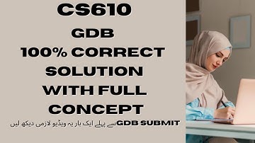CS610 gdb solution fall 2024 || CS610 gdb 1 solution fall 2024 #Cs610gdb #virtualuniversitygdb