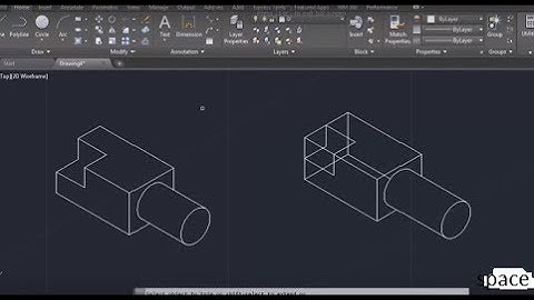 Isometric drawing in AutoCAD, complete tutorial
