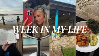 WEEK IN MY LIFE: going blonder + everyday makeup + cooking/baking + how to style Halara + etc