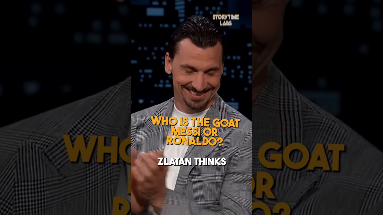 Zlatan Ibrahimović thinks this is the real GOAT #storytime #zlatan #goat #messi #ronaldo