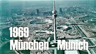 München 1969 - Bau Olympiastadion - Olympiapark - Munich - Olympic City under construction