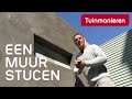 Tuinklus dag 2 - Stadstuin, een muur stucen | Tuinmanieren