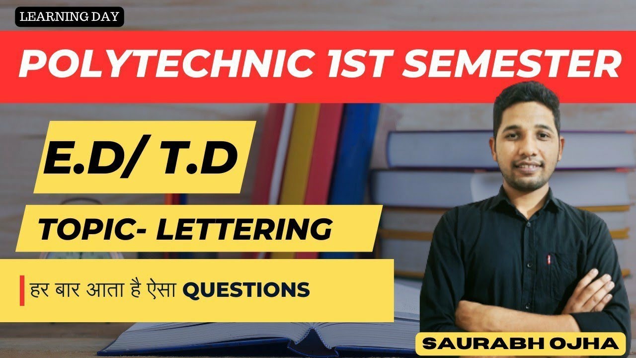 Poly Technical Introduction Writing Engineering/Technical Drawing (E.D/T.D) Polytechnic 1st Semester ...
