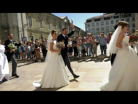 Free deluxe weddings in Lisbon celebrate the "Saint of Love" | AFP