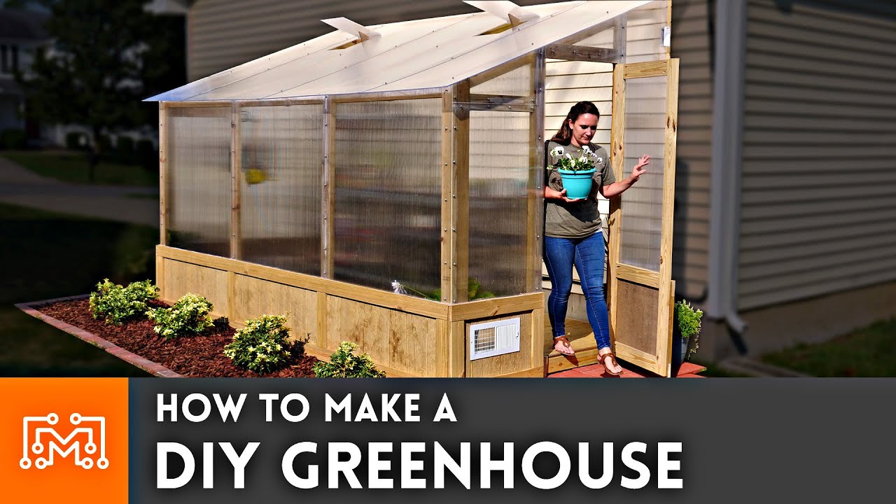 How To Make A Diy Greenhouse I Like To Make Stuff Youtube