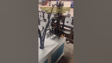 Integrated double-outlet C-beam machine 15m/min #cold bending #steel structure #C-beam