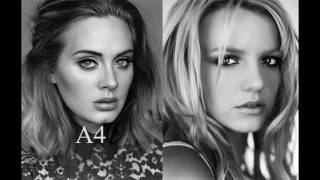 Adele VS Britney Spears : Vocal Battle : B2 - E5 - B♭5 Net Worth