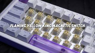What Did TTC Customize for the ASUS TUF Gaming TX75 Keyboard? 🔥 (Flaming Yellow Magnetic Switch)