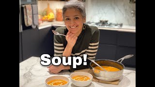 ROASTED TOMATO, PEPPER AND LENTIL SOUP with lots of flavour and depth | Veg Soup | Food with Chetna