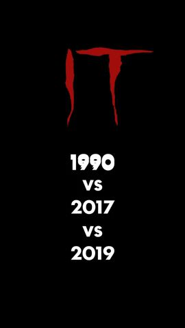 It 🎈😱 1990 vs 2017 vs 2019 #it #pennywise #shorts