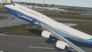 flying a 747 in 340 mph winds on microsoft flight simulator 2020 raging and funny moments