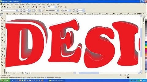 Bài 2 thao tác chỉnh sửa đánh chữ trong corel Tự học corel A-Z