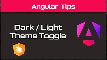 Angular 19 - Material theme toggle - Dark / Light mode