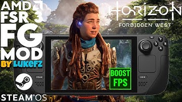 FSR 3.0 Horizon Forbidden West Frame Generation Mod by LukeFZ #steamdeck #fsr3 #horizonforbiddenwest
