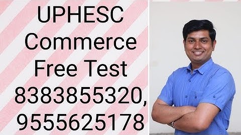 UPHESC Commerce Free Test