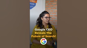 🔥Google CEO Reveals The Future of Search! #shorts #simplilearn
