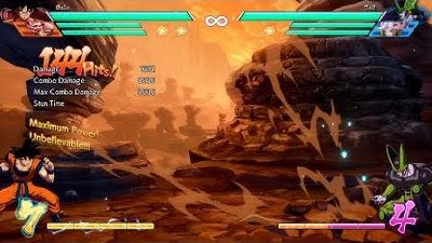 DBFZ: Base Goku Corner Loop with Sparking