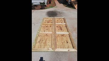 shed door build time-lapse