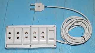 How to make Extension Board at Home With 1 Switch and 5 Sockets (Wiring, Connection Step By Step) Wealth