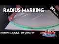 Marking a radius | DIY Quick tip Marking a radius | DIY Quick tip