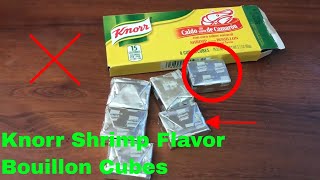 ✓ How To Use Knorr Shrimp Flavor Bouillon Cubes Review 