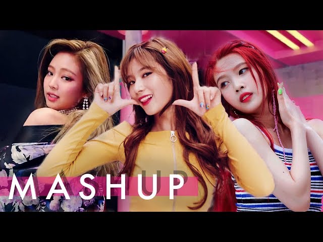 TWICE x BLACKPINK x RED VELVET – Likey /As If It's Your Last /Red Flavor  (Likey/마지막처럼/빨간 맛) MASHUP class=
