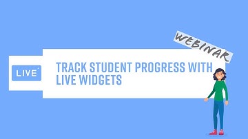 Monitor student progress in BookWidgets with Live Widgets