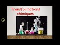 Transformations chimiques