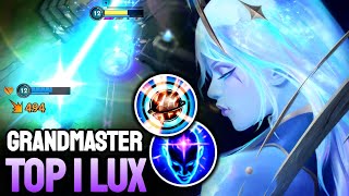 WILD RIFT LUX - TOP 1 LUX GAMEPLAY - GRANDMASTER RANKED