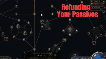 How To Refund Passives  in Path Of Exile 2