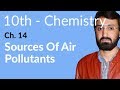 Sources of Air Pollutants,10th Class Chemistry, ch 14 - Matric Part 2 Chemistry