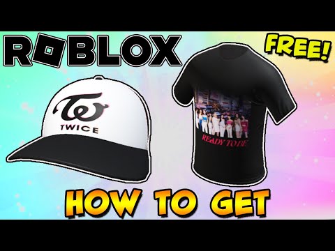 EVENT] *FREE ITEMS* How To Get TWICE Black Ready to Be T-Shirt & Black and  White Logo Cap on Roblox 