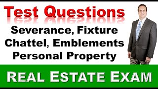 Real estate test exam questions.  How to pass the real estate exam.