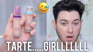 NEW TARTE SHAPE TAPE FOUNDATION HONEST AF REVIEW!